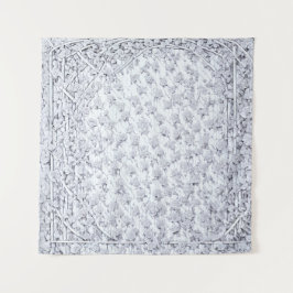 Weiße Rosen A Wandteppich