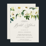 Weiße Rosen auf einem Budget Bridal Dusche Einladu<br><div class="desc">Weiße Rosen auf einem Budget Bridal Dusche Einladung</div>