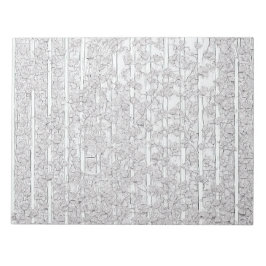 Weiße Rosen E Notizblock