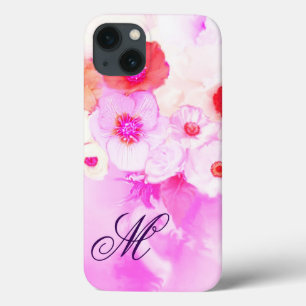 WEIßE ROSEN MIT ROSA FÄRBUNG, ROTE ANEMONENBLUMEN  Case-Mate iPhone HÜLLE
