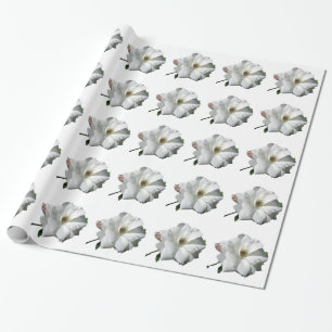 Weiße Rosen Party Dusche Hochzeitsblüten Schicksal Geschenkpapier