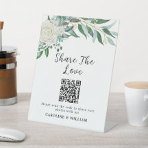 Weiße Rosengärten teilen das Foto der Liebe