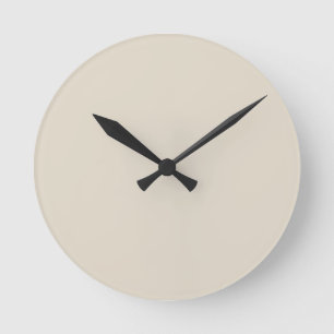 Weiße runde Knochenuhr Wanduhr