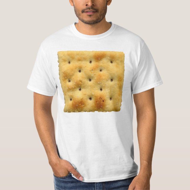 Weiße Saltine-Soda-Cracker T-Shirt (Vorderseite)
