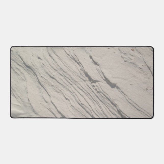Weiße Sand - Schreibtischunterlage (Vorderseite)