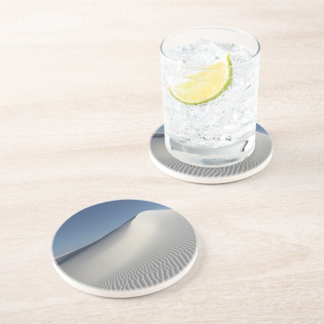 Weiße Sande Sandstein Untersetzer (Seite)