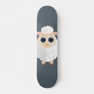 Weiße Schafe Skateboard