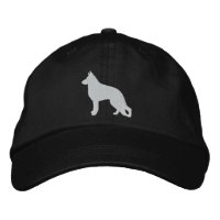 Weiße Schäferhunde Silhouette GSD Cool K9