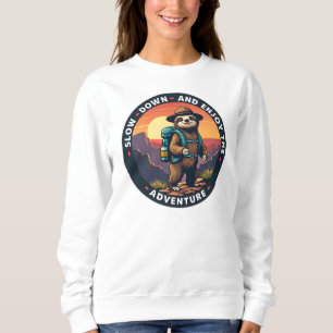 Weiße Schlampe verlangsamen und geniessen Sie das Sweatshirt