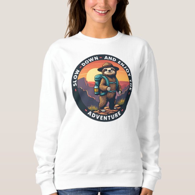 Weiße Schlampe verlangsamen und geniessen Sie das  Sweatshirt (Vorderseite)