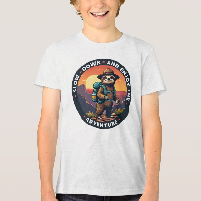 Weiße Schlampe verlangsamen und geniessen Sie das  Tri-Blend Shirt (Vorderseite)