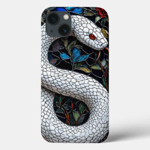 Weiße Schlange Minimale Saubere Ästhetik Case-Mate iPhone Hülle