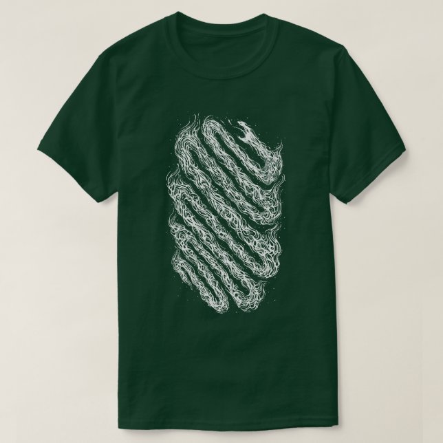Weiße Schlange T-Shirt (Design vorne)