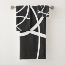 Weiße Schleifen gegen schwarzen Hintergrund