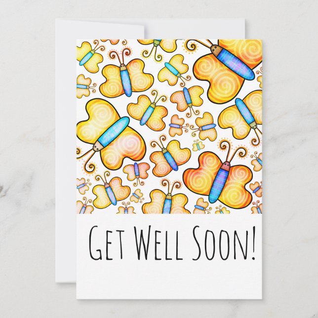 Weiße Schmetterlinge bald gut (Vorderseite)