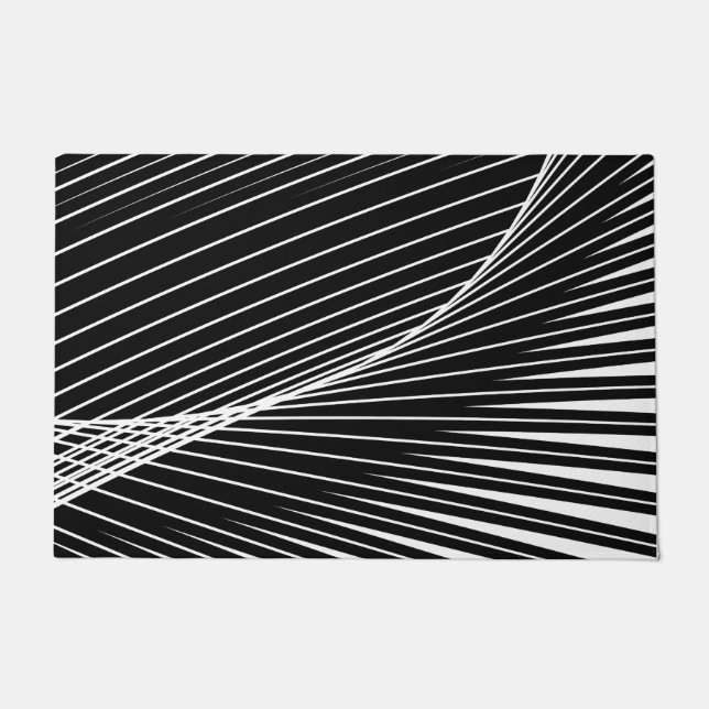 Weiße Schnüre Fußmatte (Vorderseite)