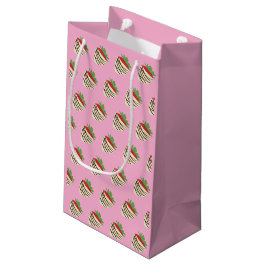 Weiße Schokoladen-Erdbeere Kleine Geschenktüte