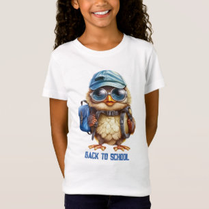 Weiße Schüssel mit blauem Rucksack, Hüten und Auge T-Shirt