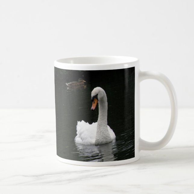 Weiße Schwan Tasse (Rechts)