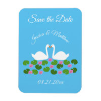 Weiße Schwäne und Wasserlilien Hochzeit nach Maß