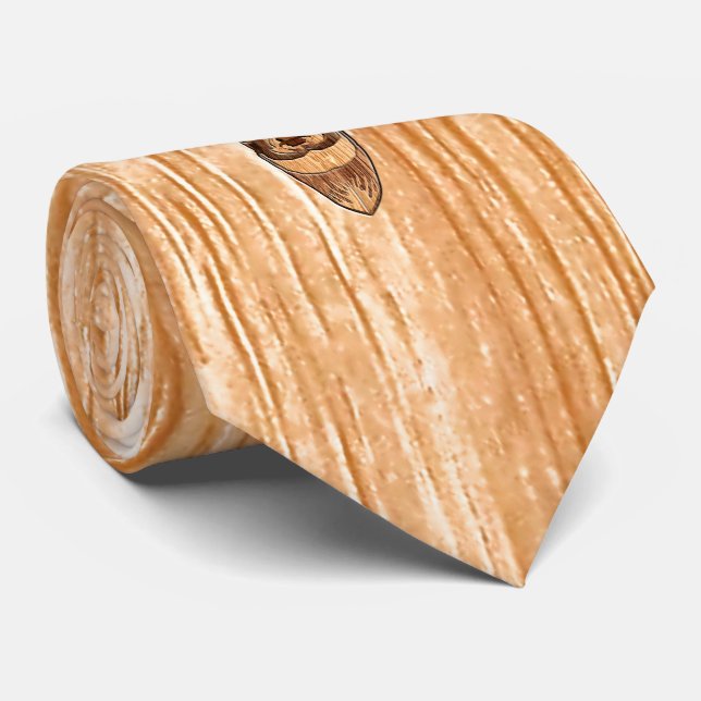 Weiße Schwanz-Rotwild-Kopf-Trophäe-hölzerne Krawatte (Gerollt)