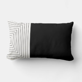 Weiße schwarze Nestplätze Lendenkissen