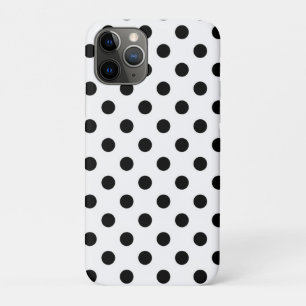 Weiße & schwarze Polka Punkte Punkte Case-Mate iPhone Hülle