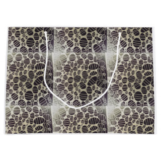 Weiße, schwarze Yaei-Muster verändern Ihr Leben Große Geschenktüte