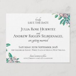 Weiße Schwefelquellen heiraten das Datum ab Einladung