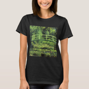 Weiße Seerosen von Claude Monet, Vintage Art T-Shirt