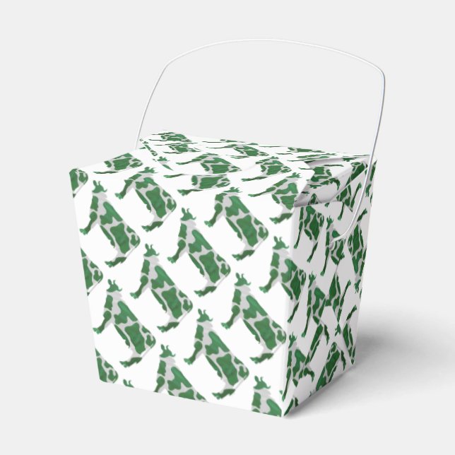Weiße Silhouette Geschenkschachtel (Vorderseite)