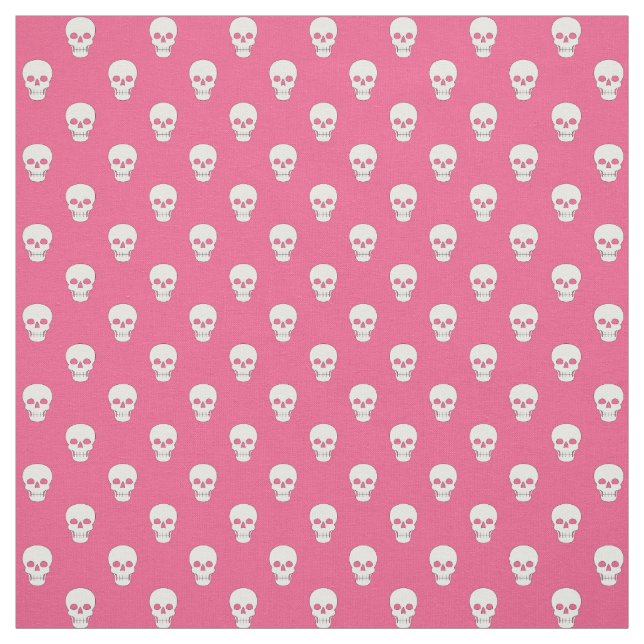 Weiße Skulpturen auf rosa Stoffe (Muster)