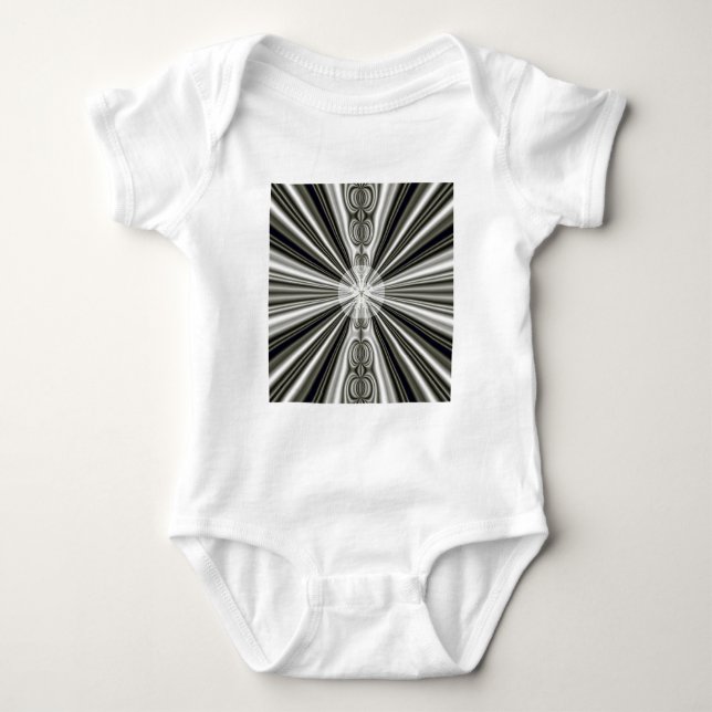 Weiße Sonne Baby Strampler (Vorderseite)
