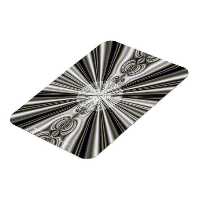 Weiße Sonne Magnet (Linke Seite)