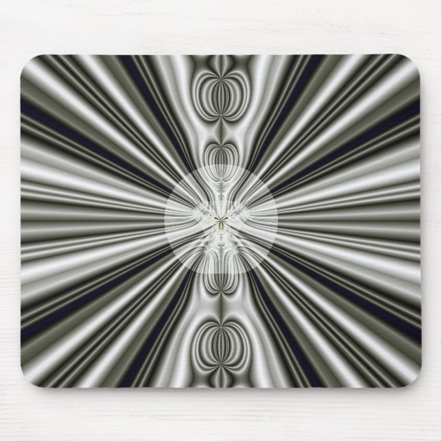 Weiße Sonne Mousepad (Vorne)