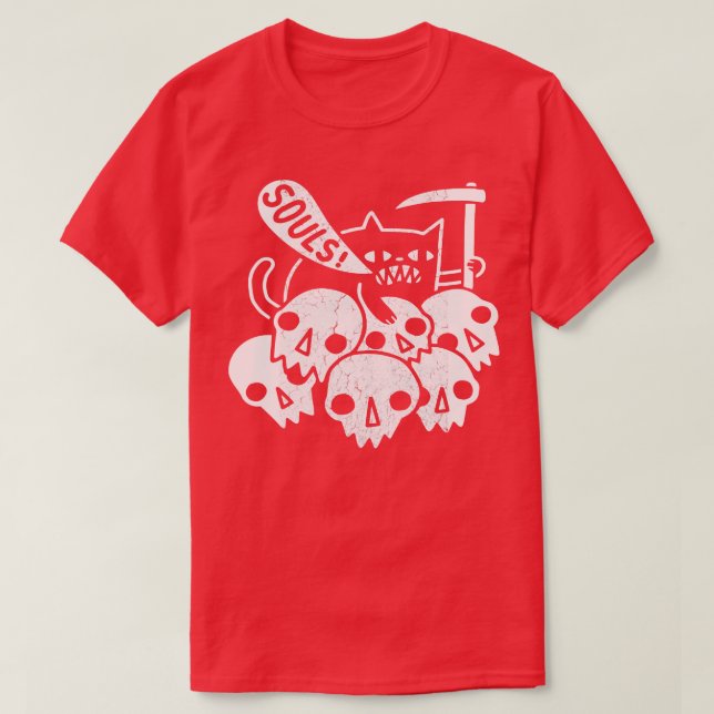 WEISSE SOULE T-Shirt (Design vorne)