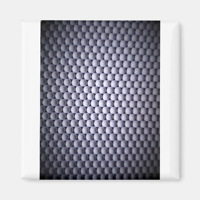 Weiße Sphären Magnet (Vorne)