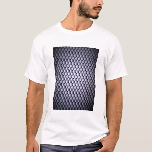 Weiße Sphären T-Shirt (Vorderseite)