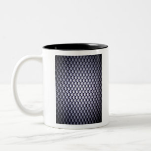 Weiße Sphären Zweifarbige Tasse