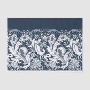 Weiße Spitze 2 Seidenpapier