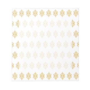 Weiße Spitzen-Notizblock Notizblock