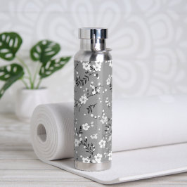 Weiße Stellen auf Grau Trinkflasche