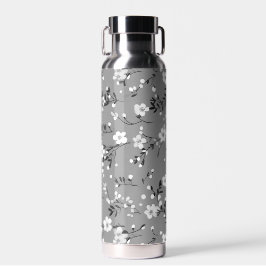 Weiße Stellen auf Grau Trinkflasche