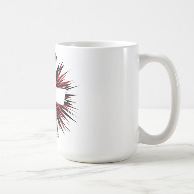 WEISSE STERNEXPLOSION TASSE (Rechts)