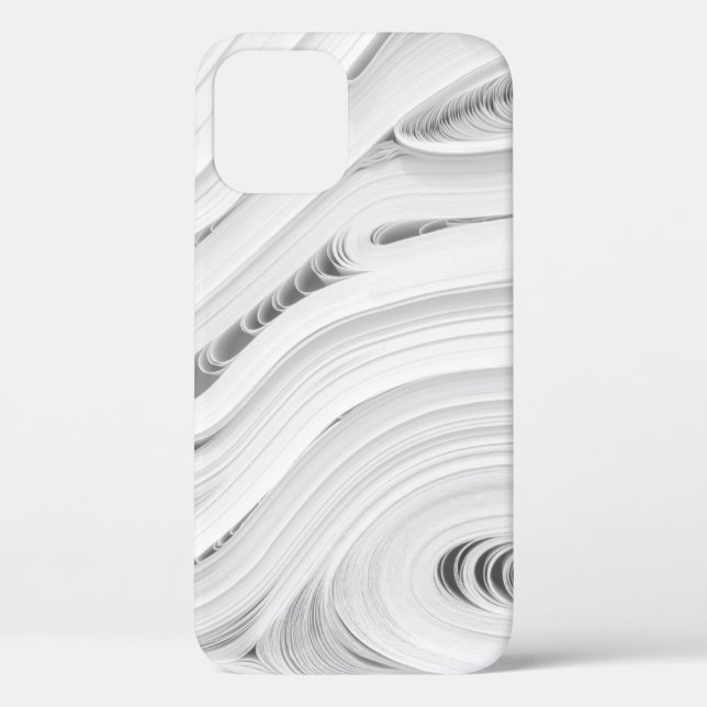 Weiße Stoffpartie Case-Mate iPhone Hülle (Rückseite)