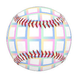 Weiße symmetrische Prüfmuster Baseball