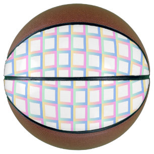 Weiße symmetrische Prüfmuster Basketball