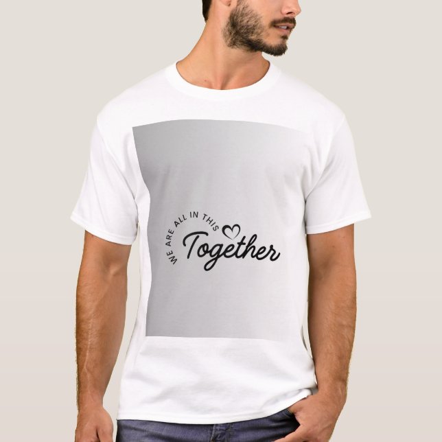 Weiße T-Shirts mit halbem Ärmel (Vorderseite)