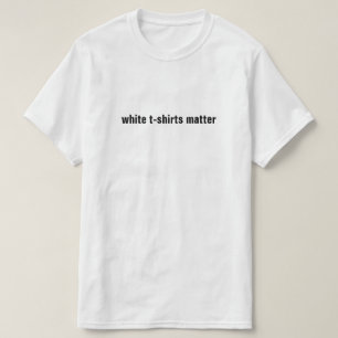 Weiße T-Shirts zählen