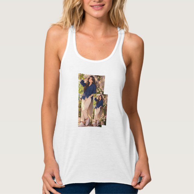 Weiße Tanktops für den Sommer. (Vorderseite)